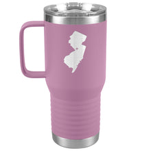 Load image into Gallery viewer, New Jersey Tumbler Travel Map Adoption Moving Gift 20oz