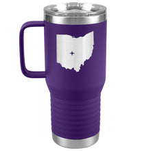 Load image into Gallery viewer, Ohio Tumbler Travel Map Adoption Moving Gift 20oz