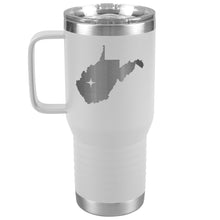 Load image into Gallery viewer, West Virginia Tumbler Travel Map Adoption Moving Gift 20oz