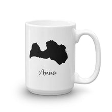 Load image into Gallery viewer, Latvia Mug Travel Map Hometown Moving Gift