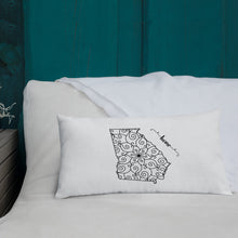 Load image into Gallery viewer, Georgia GA State Map Premium Pillow